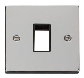 VPCH401BK  Deco Victorian 1 Gang Plate Single Aperture